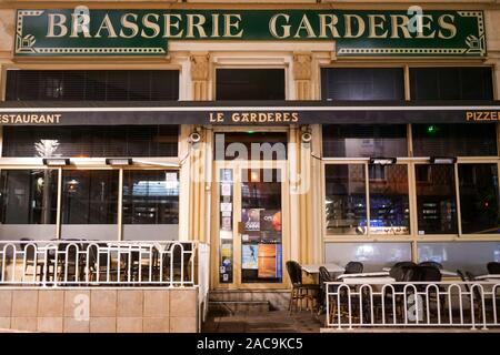 Birreria Garderes, Gardères street, Biarritz, Pyrénées-Atlantiques, Francia Foto Stock