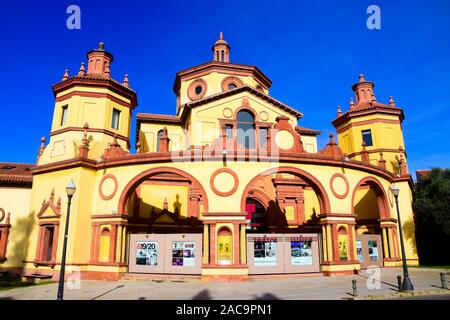 Mercat de les Flors, Teatre Lliure, Palau de l'agricultura. Barcellona, in Catalogna, Spagna. Foto Stock