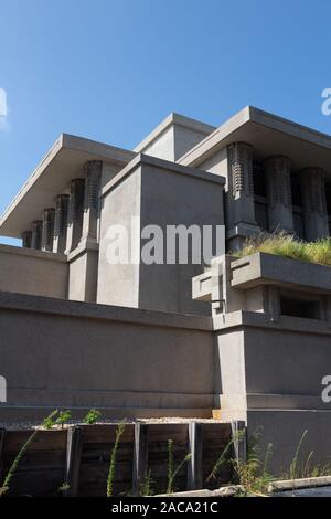 Unity Temple, Oak Park, Chicago, Illinois, Stati Uniti d'America Foto Stock