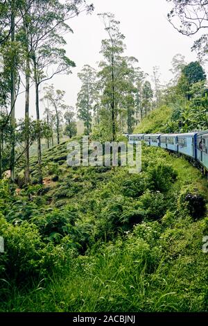 Viaggio in treno da Ella a Kandy Foto Stock