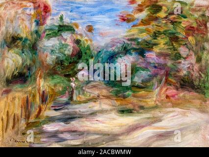 Pierre Auguste Renoir, paesaggio, (Paysage), la pittura di paesaggio, 1911 Foto Stock