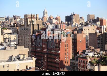 Storico Hotel Chelsea, Chelsea, Manhattan, New York City, Stati Uniti d'America Foto Stock