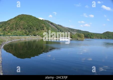 Rursee nel nord di Eifel Foto Stock