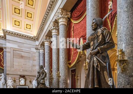 Interno della United States Capitol Building Foto Stock