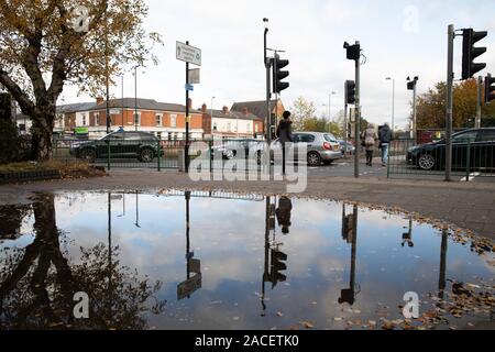 Perry Barr shopping centre Birmingham. La zona sarà rigenerato per la 2022 Giochi del Commonwealth Foto Stock