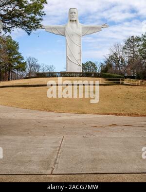 Cristo della statua di Ozarks a Eureka Springs Foto Stock