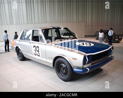1969 Nissan Skyline 2000 GT-R (vincitore assoluto spec di JAF GP nel 1969, n. 39) per la Nissan sede centrale globale Gallery. Foto Stock