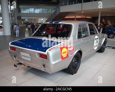 1969 Nissan Skyline 2000 GT-R (vincitore assoluto spec di JAF GP nel 1969, n. 39) per la Nissan sede centrale globale Gallery. Foto Stock