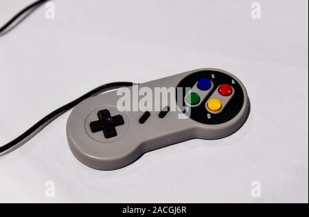 Retrò Controller di gioco Foto Stock