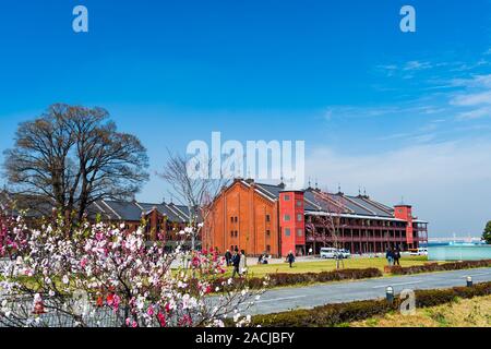 YOKOHAMA, Giappone - Marzo 26, 2019: Scenario di Yokohama Red Brick Warehouse in Yokohama Minatomirai, Giappone Foto Stock