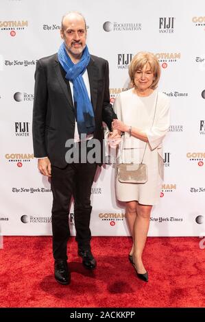 New York, NY - 2 Dicembre 2019: Kent Jones e Mary Kay Place frequentare l'IFP XXIX annuale di Gotham Independent Film Awards a Cipriani Wall Street Foto Stock