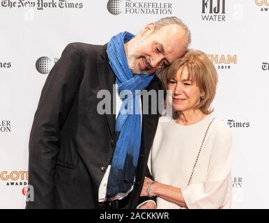 New York, NY - 2 Dicembre 2019: Kent Jones e Mary Kay Place frequentare l'IFP XXIX annuale di Gotham Independent Film Awards a Cipriani Wall Street Foto Stock