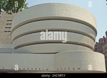 Solomon R Guggenheim Museum, Upper East Side di Manhattan, New York City, Stati Uniti d'America, Nordamerika, Amerika Foto Stock