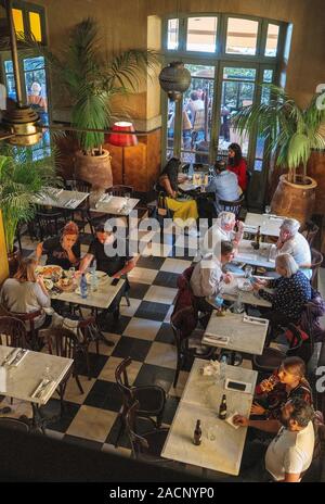 Il Grand Cafe de la Poste,Marrakech Foto Stock