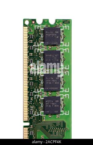 Computer chip di memoria Foto Stock