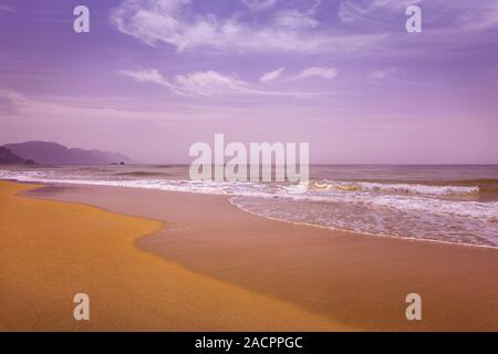 Glyfada Beach sull'isola di Corfu, Grecia Foto Stock