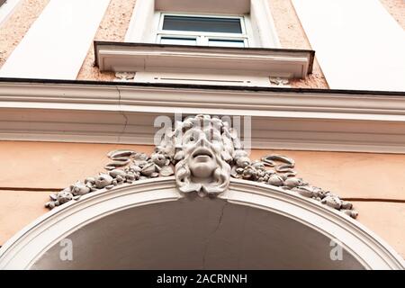 Splendidamente ristrutturato casa in stile art nouveau Foto Stock