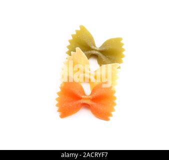 Close-up farfalle tre colori Foto Stock