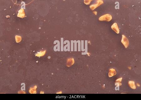 Ricoperta di cioccolato di blocchi di gelati su stick. Foto Stock