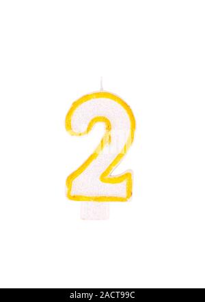 Candela in forma di due figure. Foto Stock