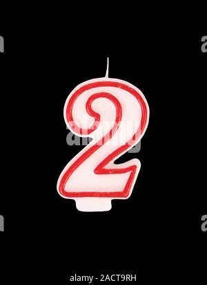 Candela in forma di due figure. Foto Stock