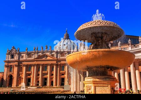 Italia, Roma, Basilica di San Pietro Foto Stock