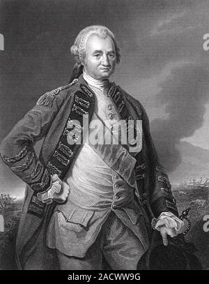 ROBERT CLIVE (1725-1774), primo governatore britannico della Presidenza del Bengala Foto Stock