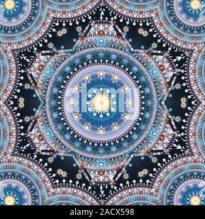 GREEN coloratissimi modelli astratti Foto Stock