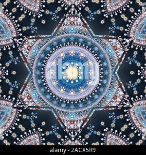 GREEN coloratissimi modelli astratti Foto Stock