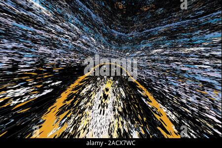 GREEN coloratissimi modelli astratti Foto Stock