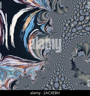 GREEN coloratissimi modelli astratti Foto Stock