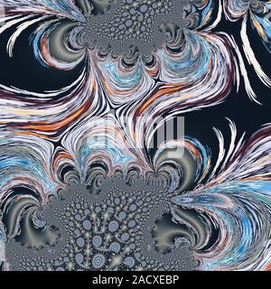 GREEN coloratissimi modelli astratti Foto Stock