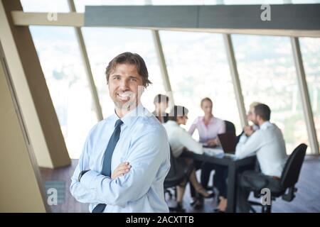 Ritratto di handosme Business man Foto Stock