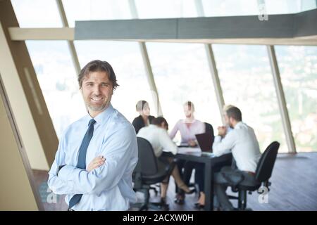 Ritratto di handosme Business man Foto Stock