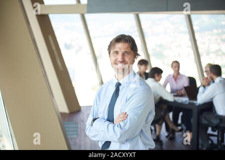 Ritratto di handosme Business man Foto Stock