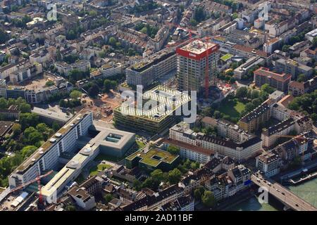 Basel, Svizzera, nuovo biocentre dell'Università di Basilea, Svizzera Foto Stock