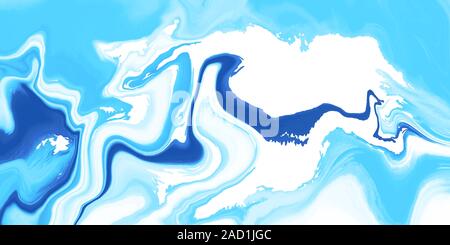 Vettore astratto texture marmo design fluido di sfondo di colore blu Illustrazione Vettoriale