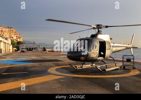 Eliporto Eliporto di Monaco, Eurocopter AS 350 B2 Ecureuil Foto Stock