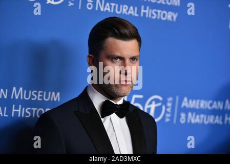 Colin Jost - Il Museo Americano di Storia Naturale, il beneficio annuo di Gala, arrivi, New York, Stati Uniti d'America - 21 Nov 2019 Foto Stock