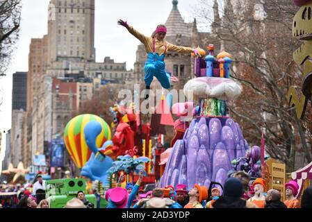 93annuale di Macy's Thanksgiving Day Parade, New York, Stati Uniti d'America - 28 Nov 2019 Foto Stock