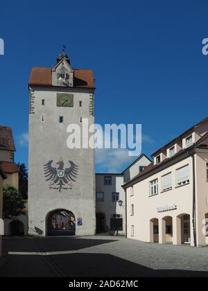 Porta acqua in Isny im Allgäu Foto Stock