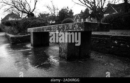 Littlehampton in tempo freddo. Foto Stock