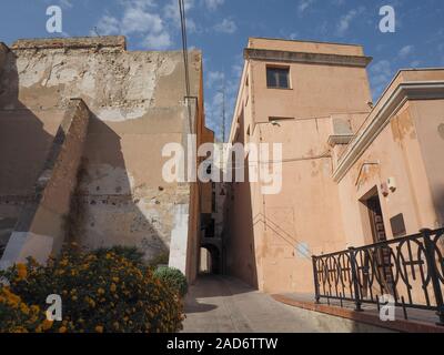 Casteddu (significato quartiere del Castello di Cagliari Foto Stock