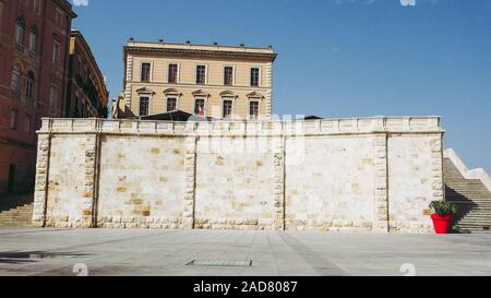 Casteddu (significato quartiere del Castello di Cagliari Foto Stock