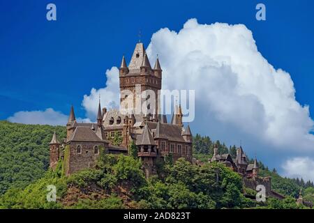 Cochem Castle Foto Stock