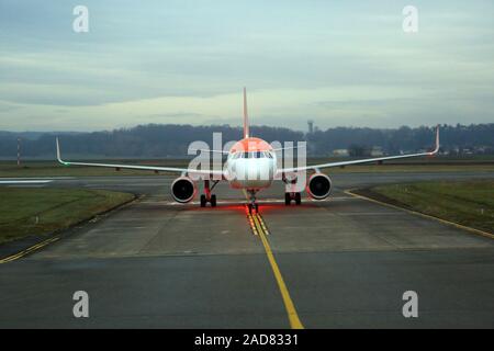 Basilea, Euroairport Airbus A320, Easyjet Foto Stock