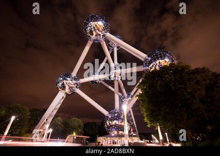 Atomium di Bruxelles Foto Stock