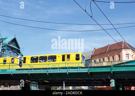 Berlino città traffico Foto Stock