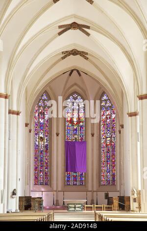 Ueberwasserkirche, vista interna, Muenster, Renania settentrionale-Vestfalia, Germania, Europa Foto Stock