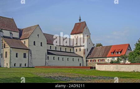 Minster Santa Maria e Markus, isola di Reichenau, il lago di Costanza Foto Stock